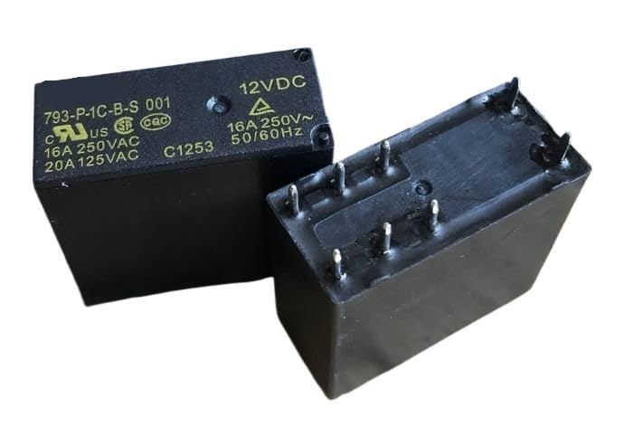 Relé de 8 pines 793-P-1C 12VDC para control de circuitos de automatización de repuesto
