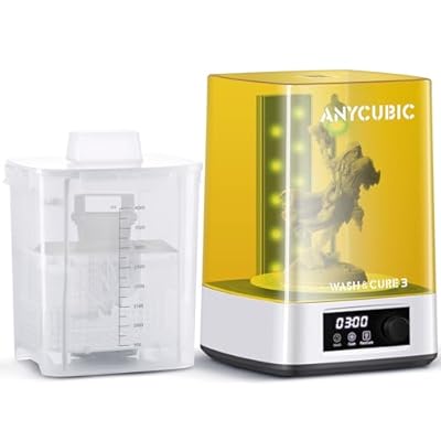 ANYCUBIC Wash & Cure 3 para Impresora 3D LCD/DLP/SLA Cubo de Lavado Luces De Cuello De Cisne Ahorro de IPA Bajo Ruido Tamaño de Lavado 165 X 100 X 180 mm Tamaño de Endurecimiento: 160 X 180 mm