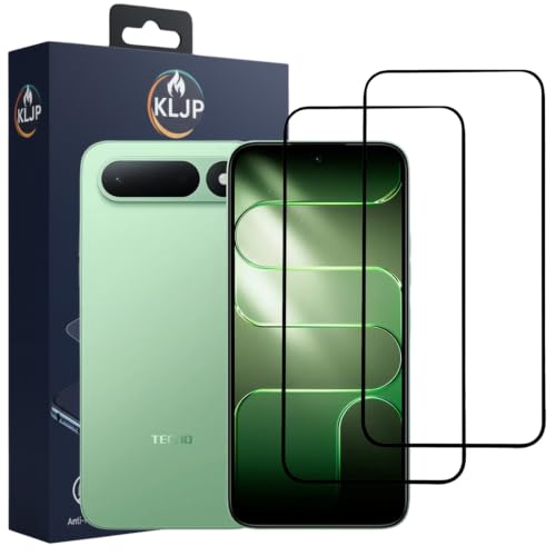 Image of Military-Grade Gorilla Tempered Glass For Tecno Spark 50 With Installation Kit | Edge to Edge Coverage | Black (Pack Of 2)