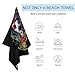 Dalmatian Dog Pirate Soft Beach Towel Quick Dry Bath Swim Towels for Women Men Travel Vacation 31