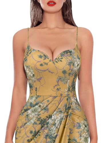 Image of VFSHOW Womens Sexy Spaghetti Strap Formal Prom Evening Gala Long Maxi Dress