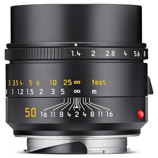 Leica 50mm f/1.4 Summilux-M ASPH Lens, Black