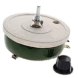 Jutagoss 200W 10 Ohm Wirewound Ceramic Potentiometer Rheostat Variable Resistor with Knob