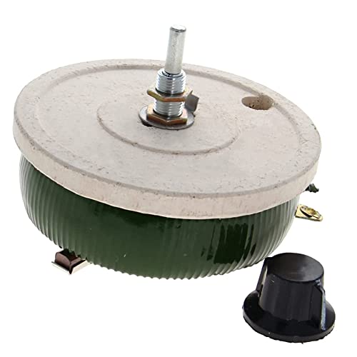 Jutagoss 200W 10 Ohm Wirewound Ceramic Potentiometer Rheostat Variable Resistor with Knob