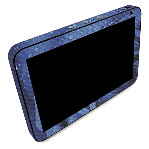 Image of MightySkins Carbon Fiber Skin Compatible with Amazon Echo Show 8 (Gen 2) - Rose Closeup | Protective, Durable Textured Carbon Fiber Finish | Easy to Apply | Made in The USA