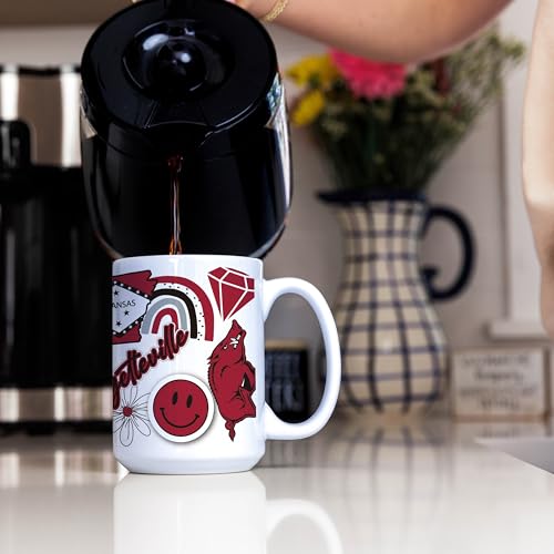 Image of Logo Brands 20 oz Powder Coat Tumbler- Insulated Tumbler with Lid for Water, Iced Tea or Coffee, Smoothie and More