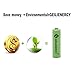 GEILIENERGY Ni-MH AA Rechargeable Batteries,Ni-MH AA 600mAh 1.2V Rechargeable Batteries for Solar Lights-12 Pack