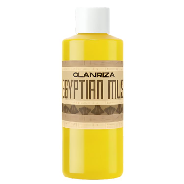 CLANRIZA 4Fl oz Egyptian Musk Fragrance Oil for Women, DIY Soap Making, Diffusers, Body Butters, Long Lasting Scent for Home, Office, Party, Daily Use