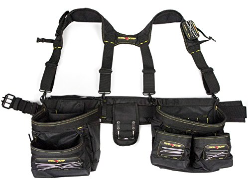 MagnoGrip 002-634 33-Pocket Magnetic Tool Suspension Rig, Black