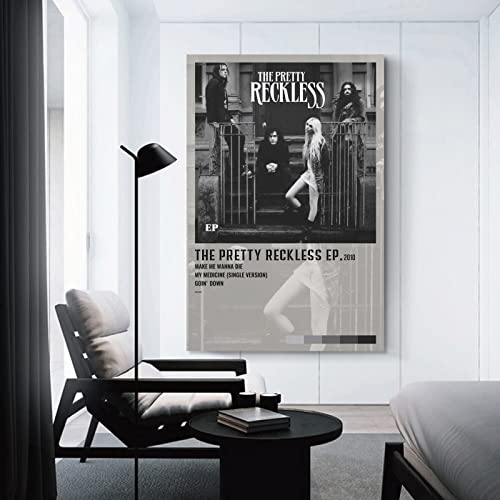 Travva The Pretty Reckless Ep By The Pretty Reckless (2) Canvas Poster Hanging Wall Decoration Print Picture Painting Office Decoration Xingyi- Unframe-Style 16X24Inch(40X60Cm) #TOP2