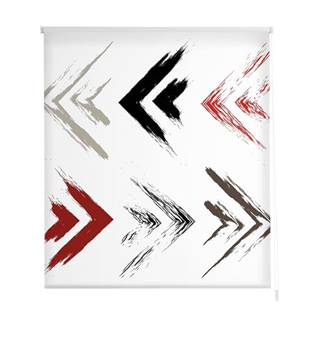 Estoralis Texturas | Estor Enrollable Diseño Moderno | Translúcido Estampado Digital | Modelo T-4039 | 130 x 180 cm (Ancho/Alto) Tamaño Tela 127 x 175 cm | Estores para Ventanas y Puertas