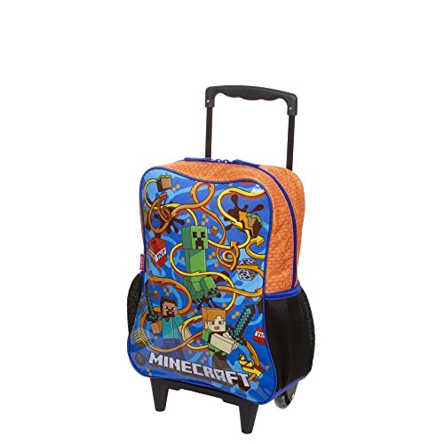 Mochila de Rodinha Grande Minecraft M - Colorido