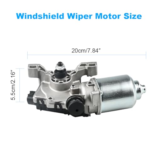Image of Front Windshield Wiper Motor Compatible with Toyota 4Runner Tacoma Sienna Land Cruiser Chevy Silverado GMC Sierra Lexus IS250 LX570 Mazda Hyundai Santa Fe Scion xB Replacement for 85110-04040