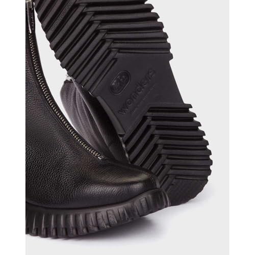 Wonders Para Mujer. A-4403 Botines Flexfly 03 Negro (41), Plano, Cremallera, Casual - 4