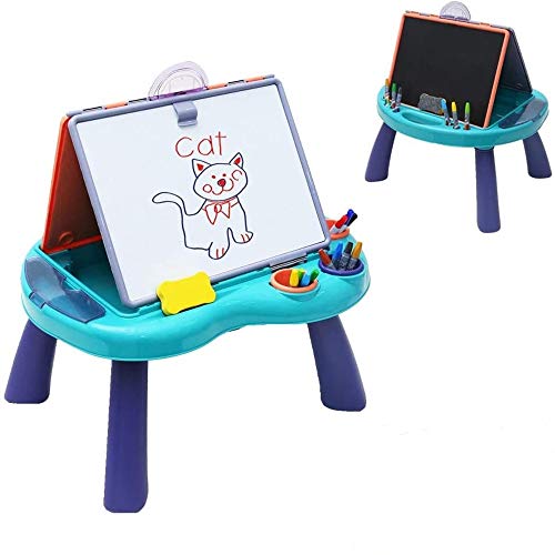 Arkmiido Caballete de para Niños Pizarras Magnética Infantil 3 en 1 Doble Cara con Pizarra y Pizarra magnética Juguetes educativos para 2 3 4 5 años niños y niñas para la Escuela, guardería, hogar