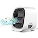 Produktbild Mobile Klimageräte, 3 in 1 Mini Luftkühler Klimagerät Mobile USB Air Conditioner Verdunstungskühler Luftbefeuchter Kühlung Ventilator mit 3 Lüfterstufen Ideal für Büro und Hause