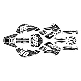 Kalair GFX Graphics Kit for Kawasaki KX65 (1999-2024) Prime Series Smoke 9 Mil - Easy Go - Dirt Pit Bike Motorcycle Stickers, Dirtbike Racing Automotive Decal Motocross Accessories no-Plastics