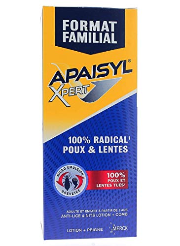 MERCK - Apaisyl Xpert 100% Radical Poux et Lentes 200 ml