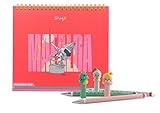 Lote de Mr Wonderful - Calendario de sobremesa 2026 - Mafalda + Mr. Wonderful - Set de 3 bolis borrables para escribir historias memorables - Relacionados con la festividad de San Jorge Día del Libro