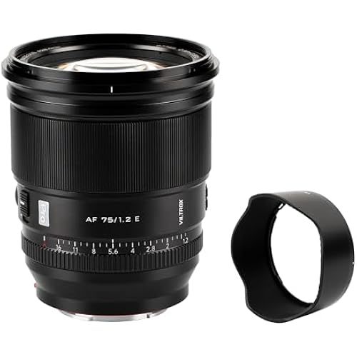 VILTROX AF 75mm F1.2 Pro APS-C Lens for Sony E-Mount