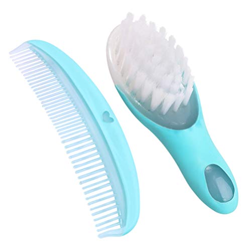 SUPVOX baby hair brush and comb set Scalp Grooming Massager for Newborns Infants – Image 3