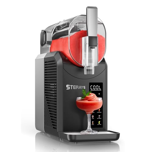 STERAYS Slushie Machine, 6 Preset Programs, Auto Cleaning, Frozen Drink Maker