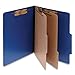 Top-Tab Folders,w/Fasteners,3 quot; Exp,Letter,10/BX,Blue