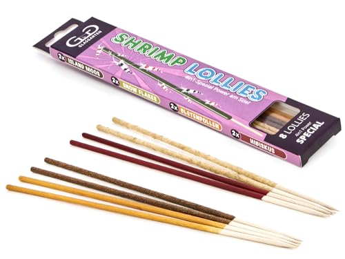 JungleAquashrimp GlasGarten Shrimp Lollies - 4in1 Power Shrimp Food (8 Pieces 4in1 Power Special)