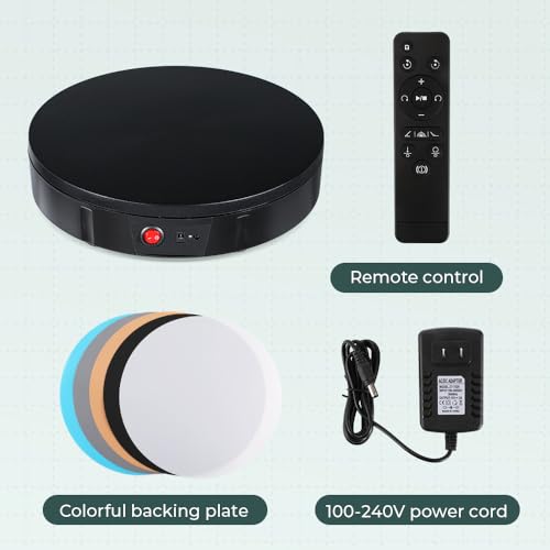 Platine tournante 360° avec télécommande 3m