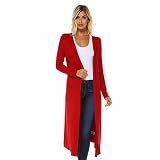 Isaac Liev Women’s Maxi Cardigan – Long Sleeve Open Front Flowy Draped Casual Soft Lightweight Sweat