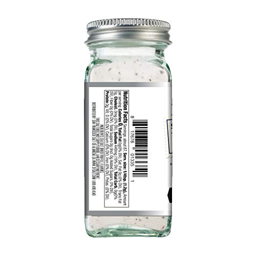 Italian Black Truffle Sea Salt 4 Oz. Glass Shaker By San Francisco Salt Company #TOP2