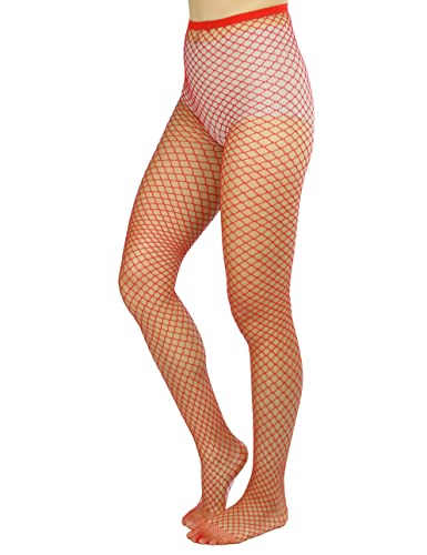 Image of Lastclream High Waisted Fishnet Tights for Women Sexy Fishnets Stockings Full Footed Fishnet Sheer Pantyhose Plus Size