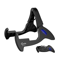 Light: High-strength engineering plastic and metal joints, double the bearing capacity and impact resistance, The support point is more reasonable and the grip is more reliable Anti-Slip & Anti Scratch: All touchpoints of the stand with the guitar ar...