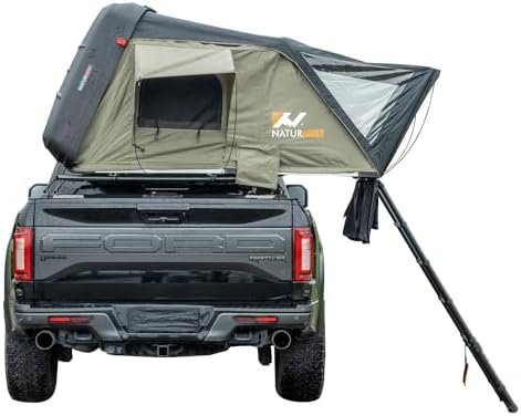 BAMACAR Rooftop Tent Hard Shell Naturnest Roof Top Tent Camping O...