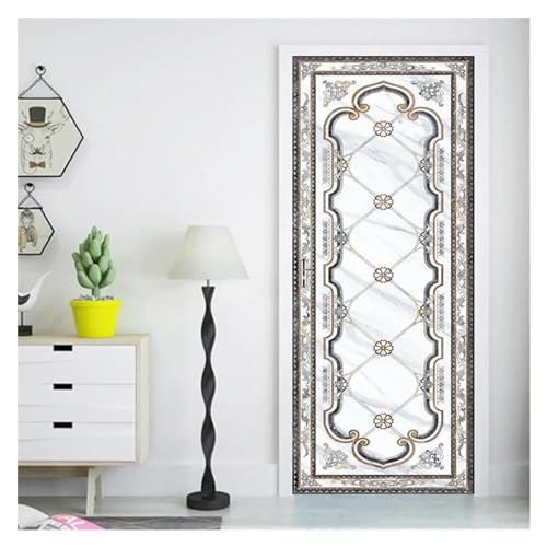 Sticker de porte pour masquer les imperfections du salon 77x200 - 6