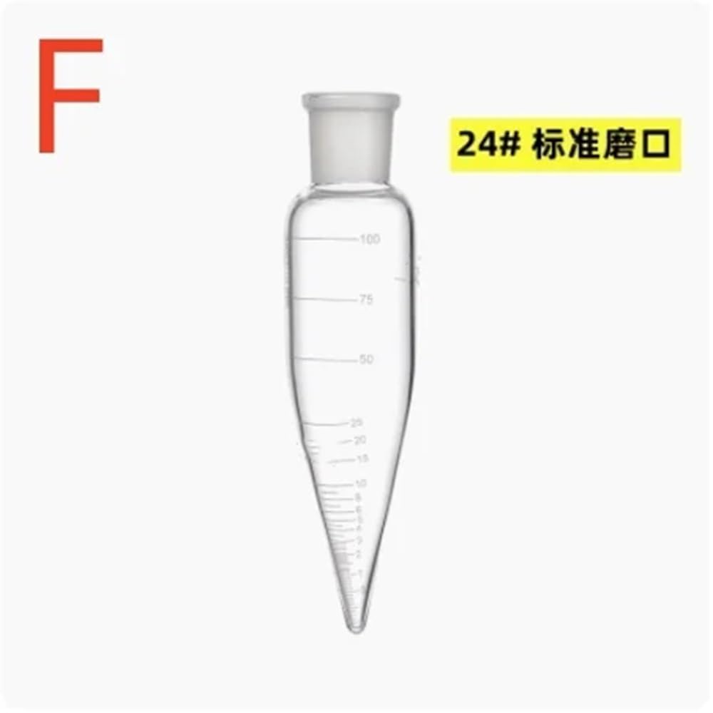 Equipos y suministros de laboratorio Tubo de centrífuga graduado vidrio 100 ml, cilindro for laboratorio D96