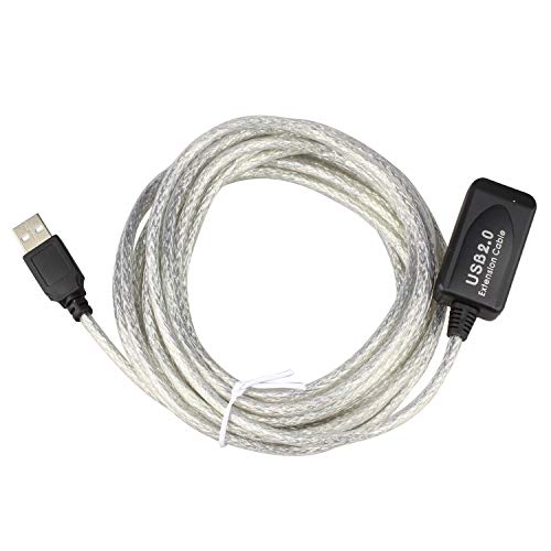 wuyee 1pcs USB 2.0 Actif répéteur Câble Rallonge 5m Cover