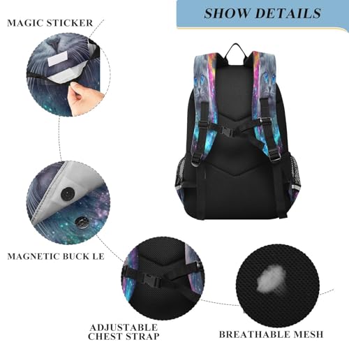 Sac décontracté voyage et lycée pour ordinateur portable motif chat