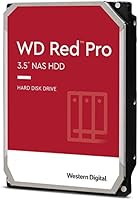 Western Digital 14TB WD Red Pro NAS Internal Hard Drive HDD - 7200 RPM, SATA 6 Gb/s, CMR, 512 MB Cache, 3.5" - WD141KFGX