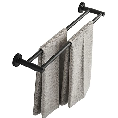 Barre de serviette multi-fonction et étagère murale en acier pour douche