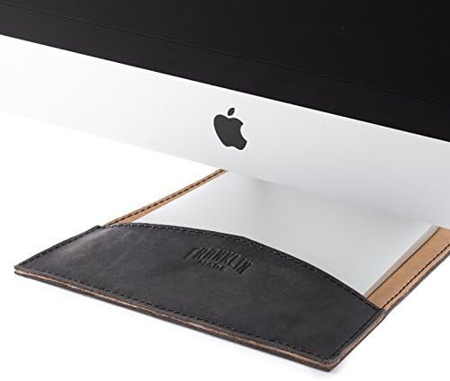 100% Full Grain Black Leather Sleeve for Apple 27" iMac, 5k iMac and Cinema Displays - Made in USA