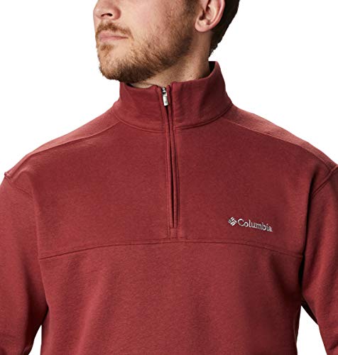 Columbia Men's Hart Mountain II Half Zip, Red Jasper, 4X Big4