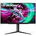 LG 27" Ultragear 4K UHD (3840x2160) IPS Gaming Monitor 27GR93U, 1ms, 144Hz, VESA DisplayHDR 400, DCI-P3 95% (Typ.), NVIDIA G-SYNC, AMD FreeSync Premium, HDMI, DP, HP Out, Tilt/Height/Pivot, Black