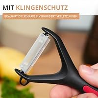 Westmark Gemüse-/ Spargelschäler mit Ausstecher, 15 x 6,9 cm, Gallant, Kunststoff/ Edelstahl, 29072270 – Ansicht 6