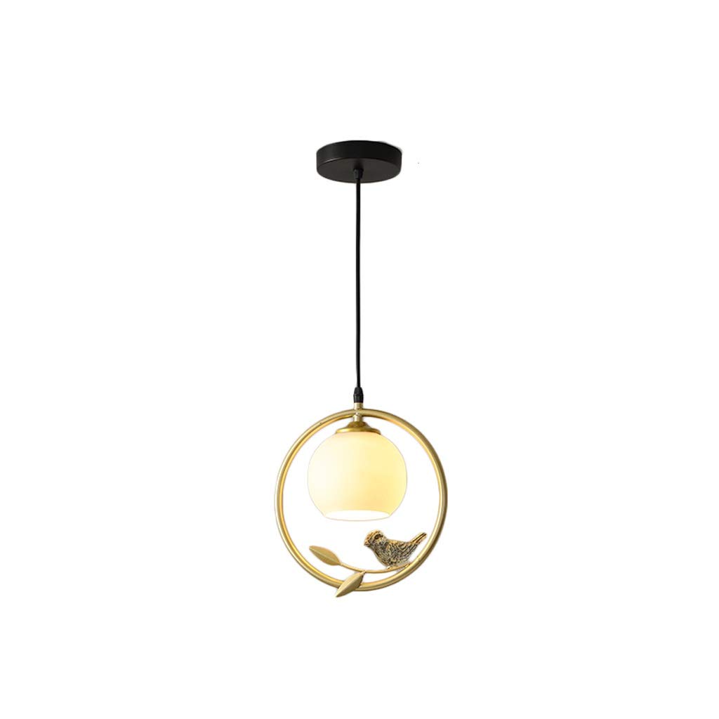 Lustre nordique pour couloir moderne suspension tête unique salle à manger