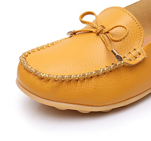 Venuscelia Women's Myfavour Walking Flat Loafer(8 M Us,Yellow) #TOP4