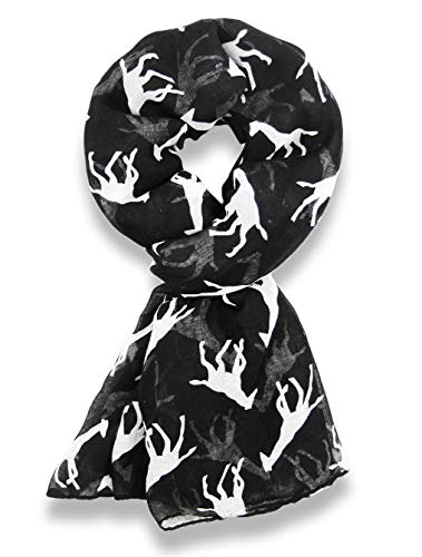 Daisysboutique Multi Pattern Animal Plants Print Long & Soft Celebrity Style Scarf Shawl