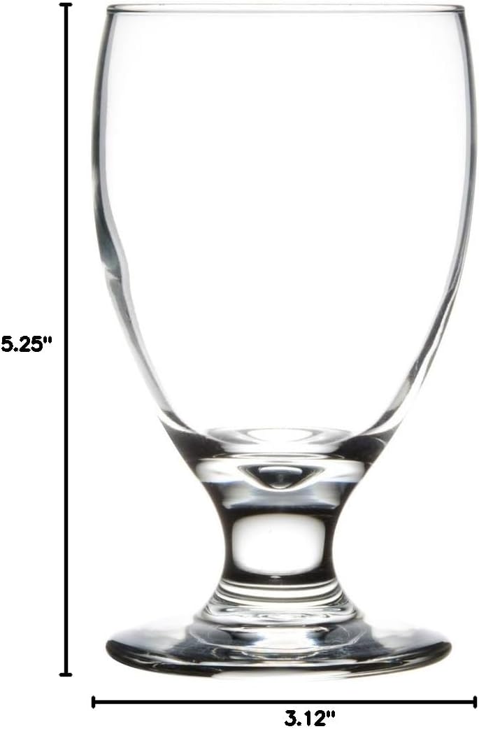Embassy Set of 6 Libbey 3712 10.5 oz Goblet w/Cocktail Picks