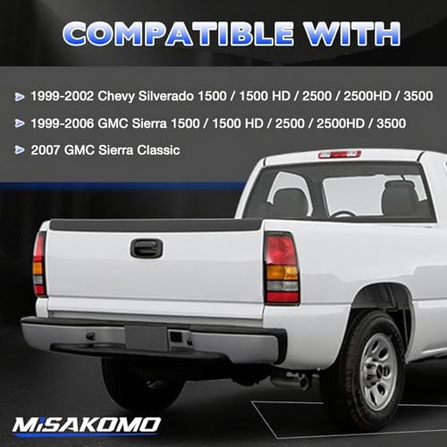 Tail Light Assembly Fits 1999-2006 GMC Sierra & 1999-2002 Chevy Silverado by Misakomo - Used condition - Image 3