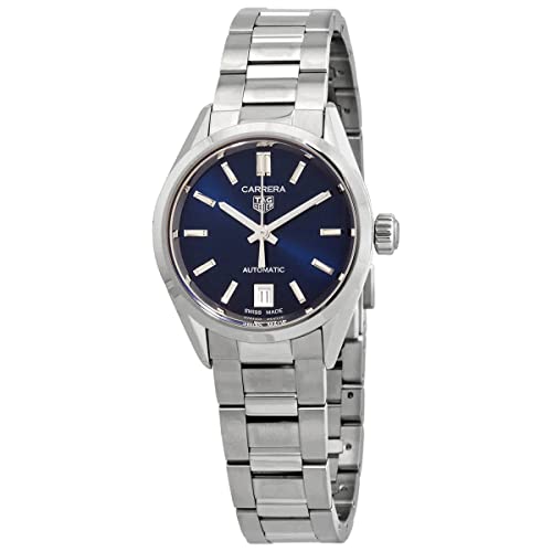 Tag Heuer Carrera WBN2411.BA0621 - Reloj de pulsera para hombre, esfera azul, 29 mm, clásico, azul, 29 mm, azul, 29 mm, Clásico
